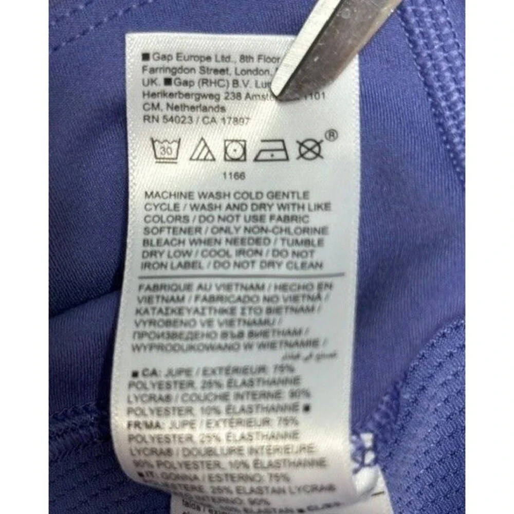 Athleta Girl Skort Size 14 XL Purple  Periwinkle Built-In Shorts Athletic Lined